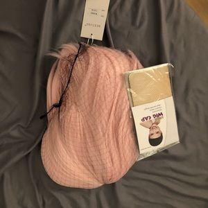 a brand new pink wig